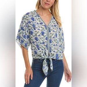 Max Studio Tie Waist Top